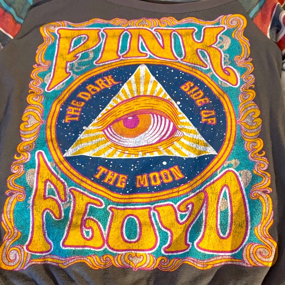 Pink Floyd Women’s Upcycled Sweatshirt - Picture 3 of 8